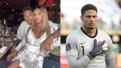 Jelicia Westhoff who is girlfriend of 24-year old Udinese goalkeeper, Maduka Okoye has reacted to reports which claimed she has fallen-out with the Nigerian goalkeeper.