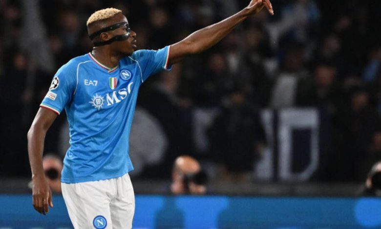 A day after clinching the 2023 CAF Men's Player of the Year award, Victor Osimhen scored a goal for Napoli in a UEFA Champions League clash against Braga.