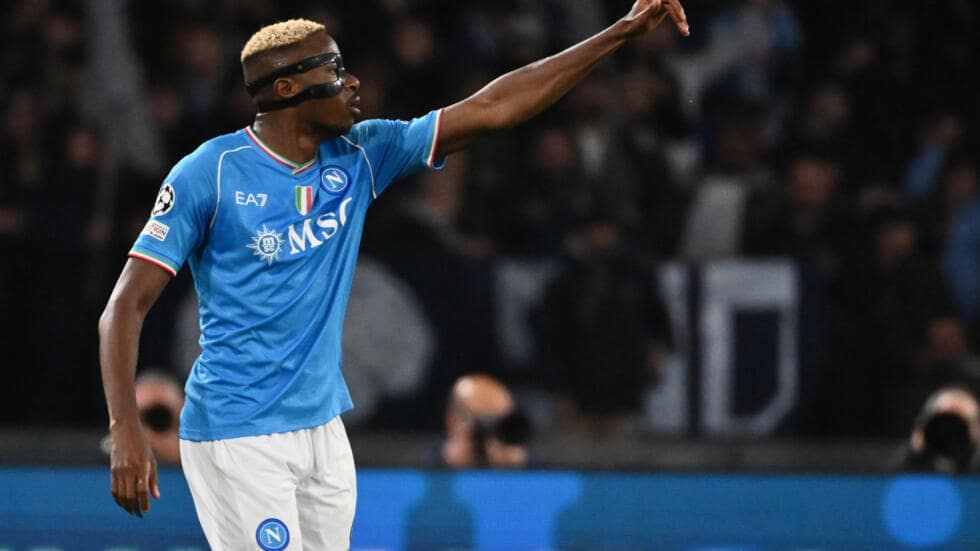 A day after clinching the 2023 CAF Men's Player of the Year award, Victor Osimhen scored a goal for Napoli in a UEFA Champions League clash against Braga.