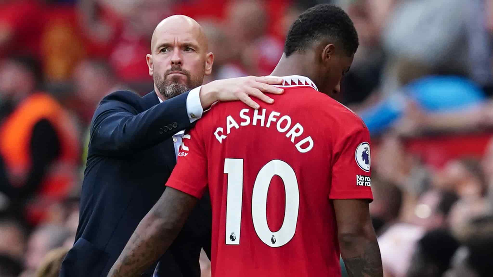 Rashford and Erik Ten Hag