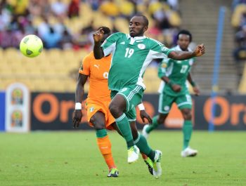 Sunday Mba scored the winning goal as Nigeria defeated Cote d'Ivoire 2-1 in the 2013 AFCON quater-final