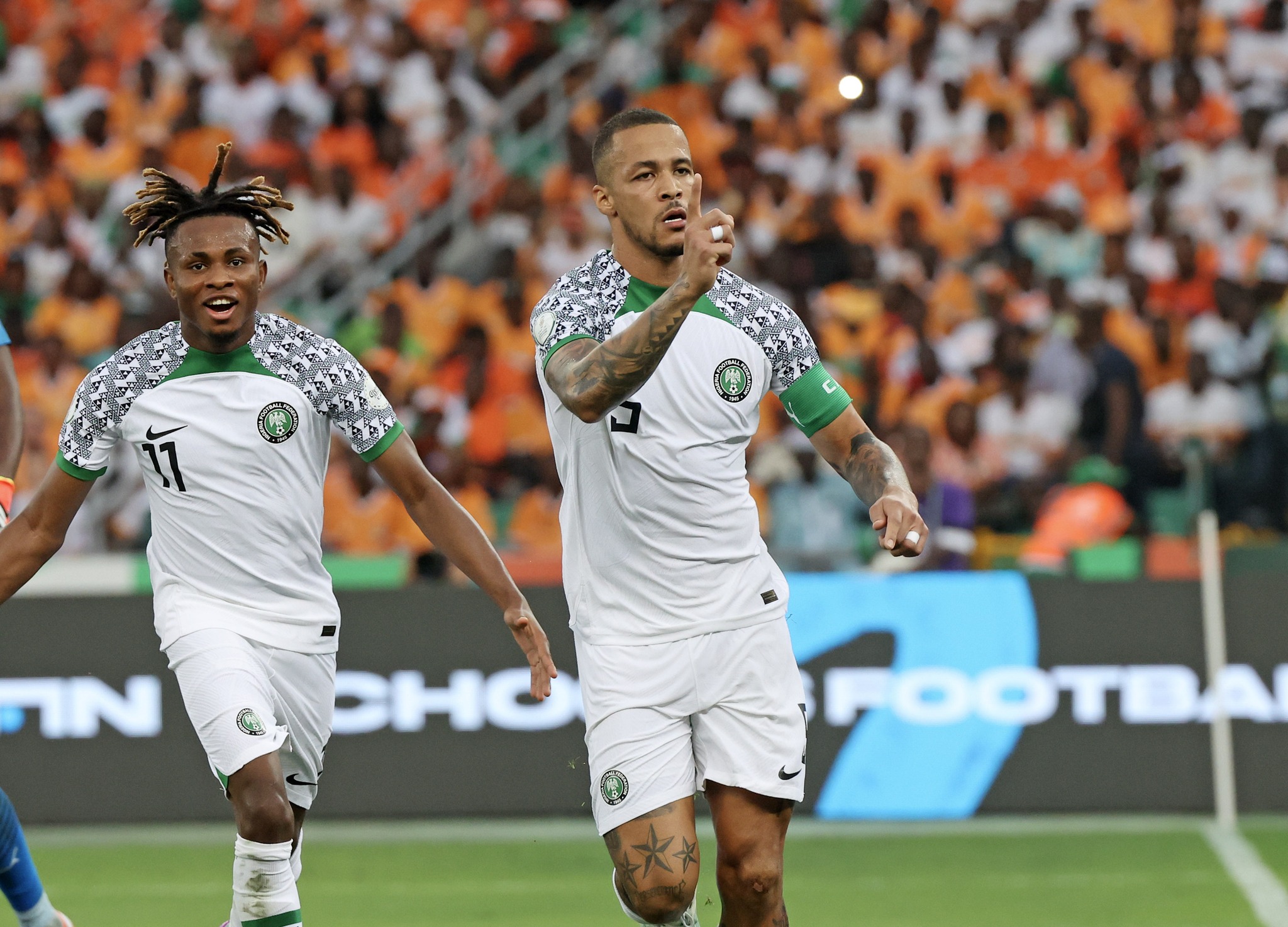 Nigeria Super Eagles win over Cote d'Ivoire