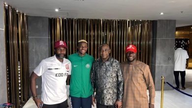 Edo State Football Association (Edo FA) organized a special ceremony in Abidjan, Cote d’Ivoire, on Tuesday to recognize and honor Super Eagles players Ahmed Musa and Victor Osimhen