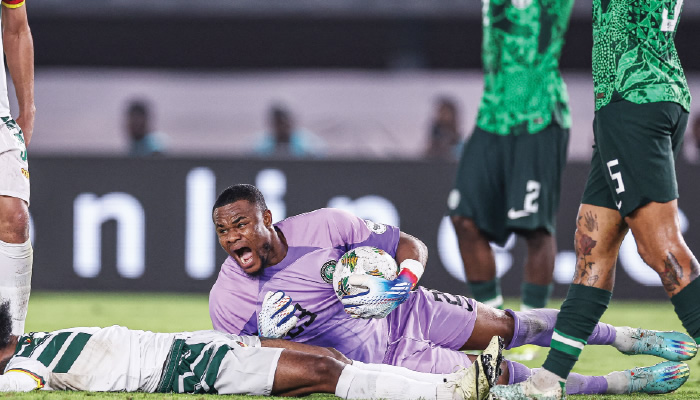 Nigeria Super Eagles have received a significant boost ahead of the 2023 Africa Cup of Nations (AFCON) quarterfinal clash against Angola, as goalkeeper Stanley Nwabali has returned to training.