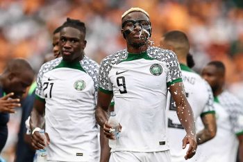 Osimhen during 2023 AFCON Group stage