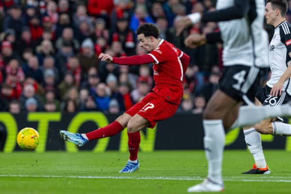 Liverpool orchestrated a comeback to secure a 2-1 victory over Fulham. Curtis Jones and substitute Cody Gakpo were the heroes for the Reds