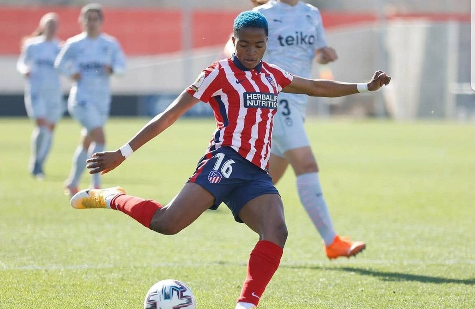 Rasheedat Ajibade opened the scoring for Atletico Madrid in a 1-1 draw against Levante Las Planas in a Spanish Liga F encounter on Saturday.