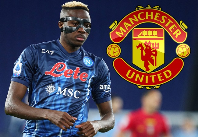 Victor Osimhen set to leave Napoli this summer, Former Italian player and manager Fabrizio Ravanelli has named Manchester United as the Ideal club for the Nigerian forward.