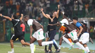 Mauritania celebrate AFCON win over Algeria