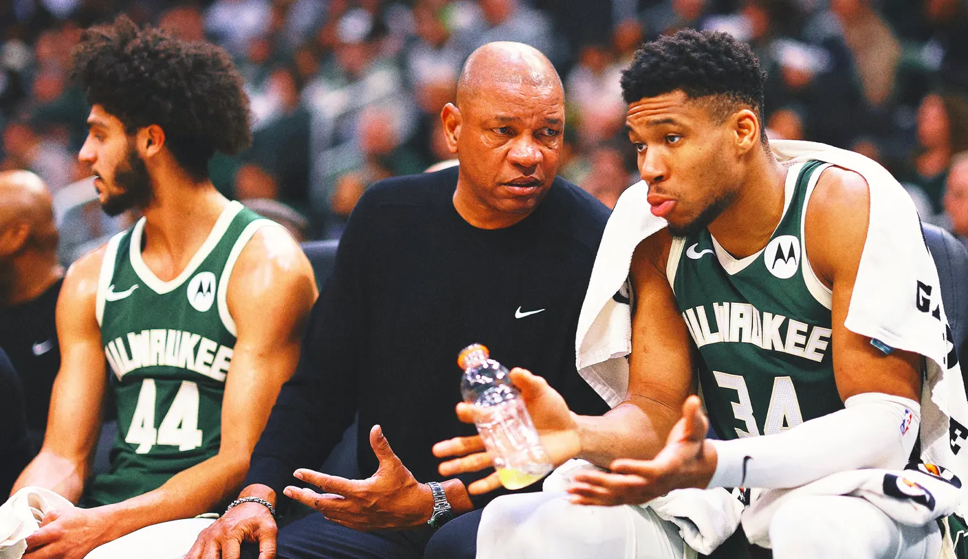 Giannis Antetokounmpo and Doc Rivers