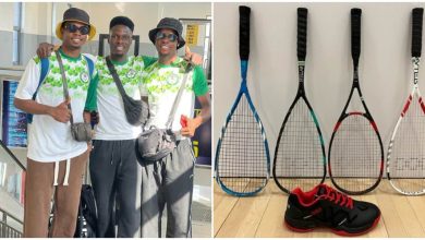 Nigerian squash players