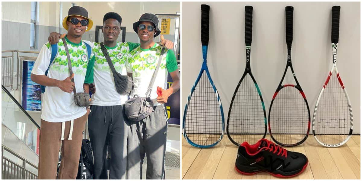 Nigerian squash players