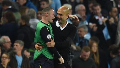 Rooney and Pep Guardiola