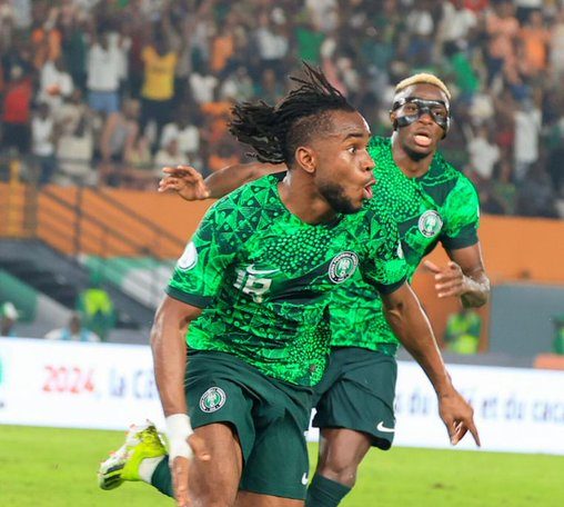 Ademola Lookman scored his third goal of the 2023 Africa Cup of Nations to give Nigeria a 1-0 lead vs Angola in the quater-final clash.