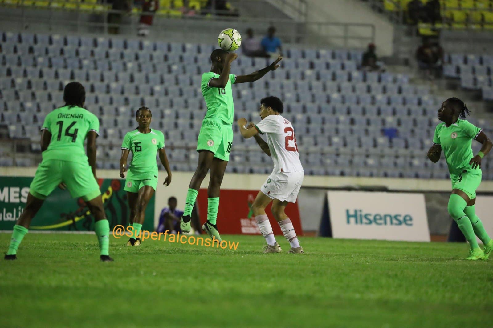 Nigeria's women national U-20 football team, the Falconets on Friday, March 8, 2024, demonstrated their dominance by securing a 2-0 victory over Morocco in the opening match.