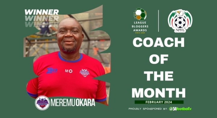 Meremu Okara wins NPFL award