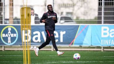 Super Eagles striker Victor Boniface has made a triumphant return to full training at Bayer Leverkusen after a three-month injury lay-off.