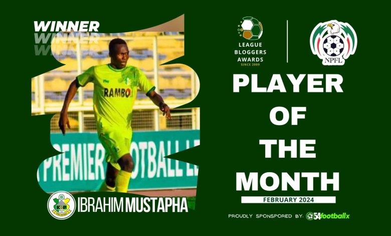 Ibrahim Mustapha wins NPFL award