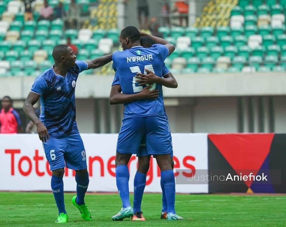 Rivers United FC of Nigeria qualified for the quater-finals of the CAF Confederation Cup for a second season in a row after a dramatic win