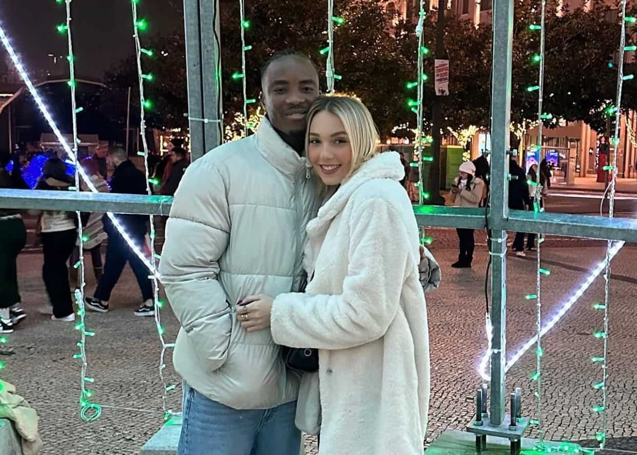 Ines Fontes, the girlfriend of Super Eagles player Bruno Onyemaechi, showered him with a love messages on his birthday.