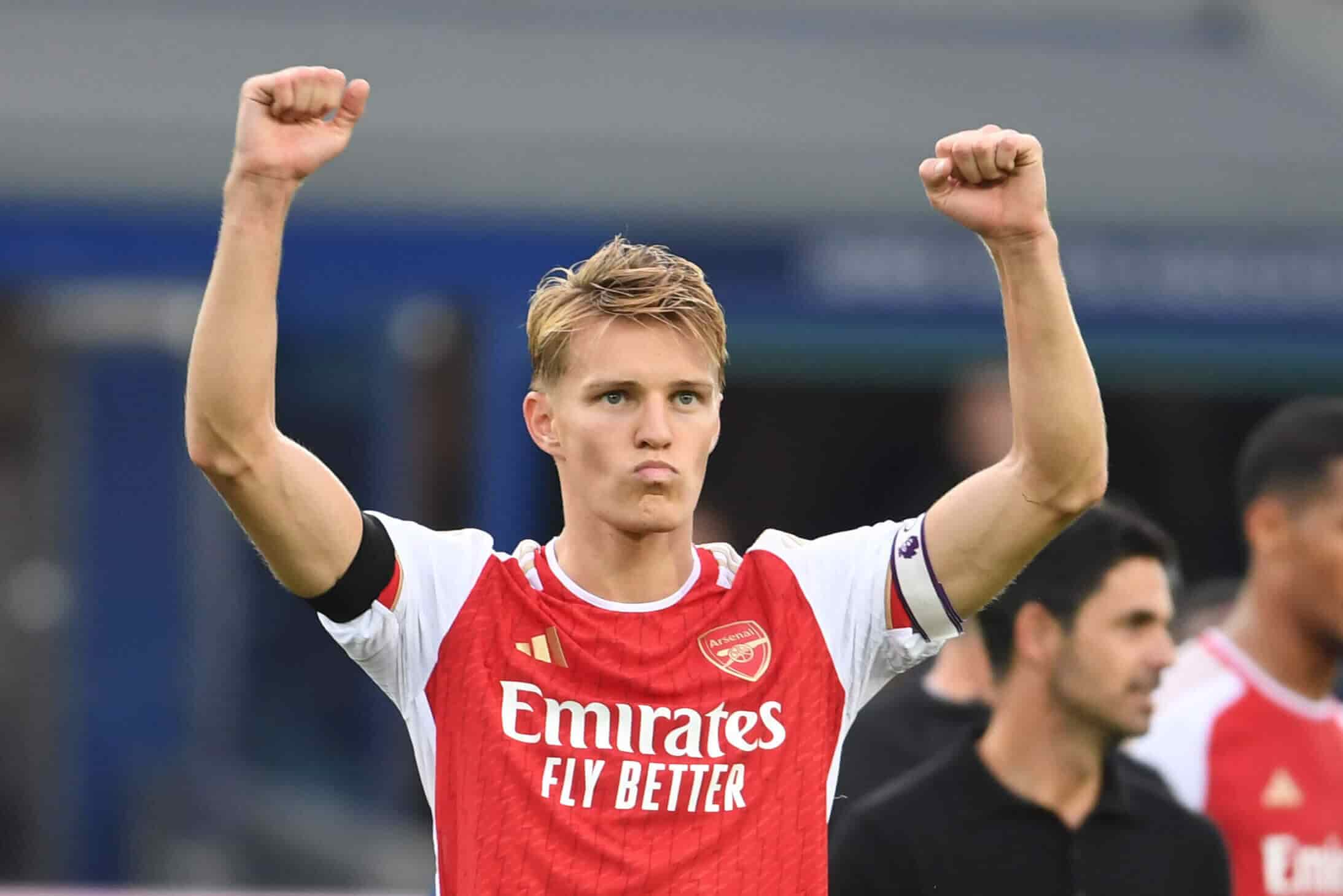 Arsenal captain Martin Odegaard