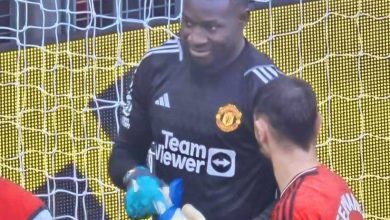 Andre Onana uses vaseline on gloves