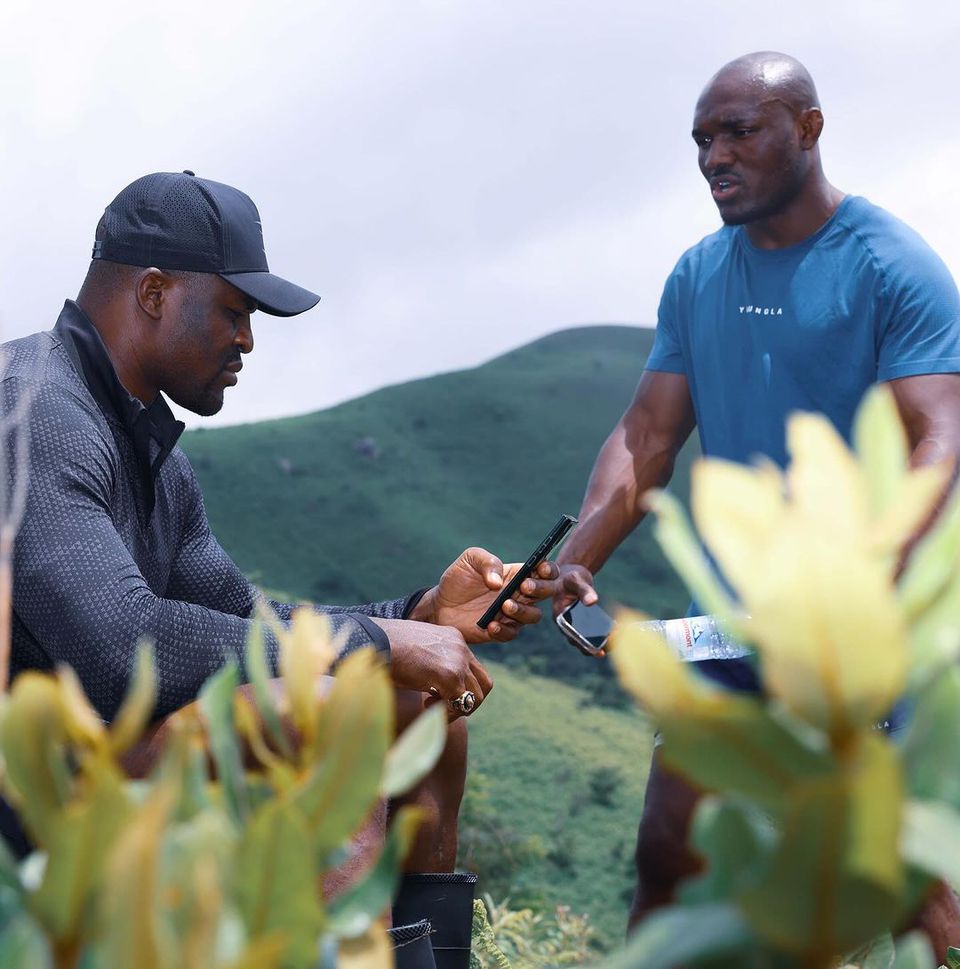 Usman and Ngannou