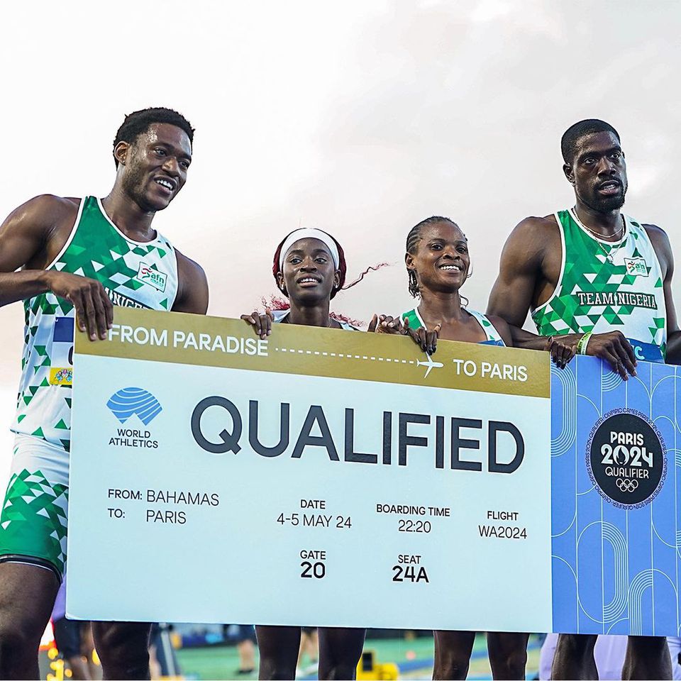 Nigeria's mixed relay