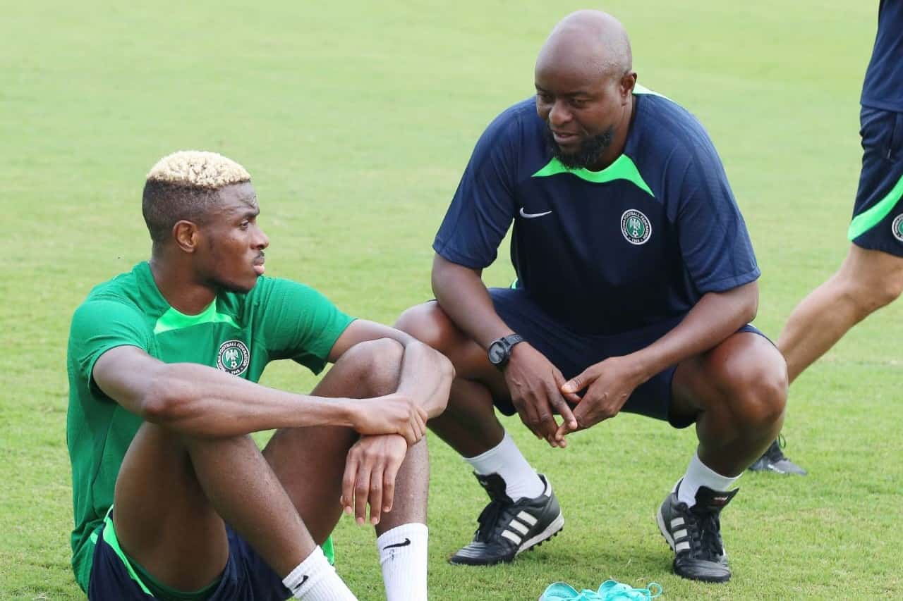 Finidi George gets Victor Osimhen fitness headache ahead of his official Super Eagles bow