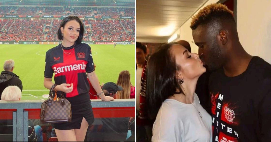 Victor Boniface girlfriend sends him message of comfort after Europa League final loss.