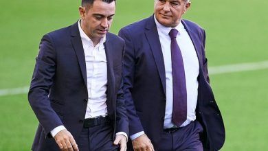 Laporta and Xavi