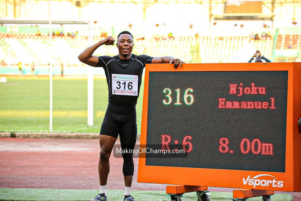 Nigerian Long Jump record