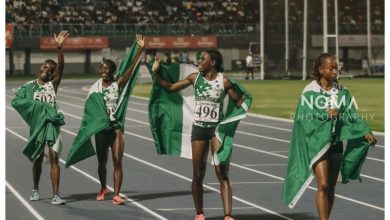 Tobi Amusan and Team Nigeria