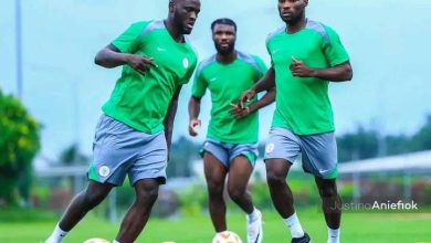 Super Eagles training