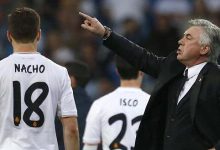 Real Madrid - Ancelotti and Nacho