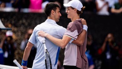 Jannik Sinner and Novak Djokovic