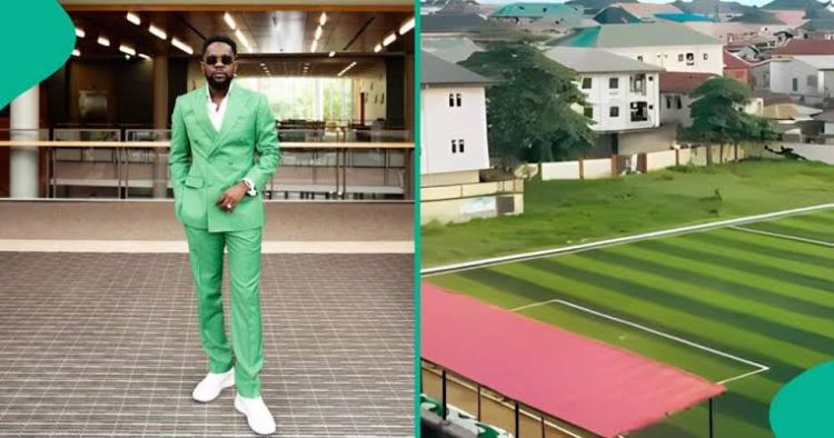 Patoranking builds Mini Stadium in Lagos