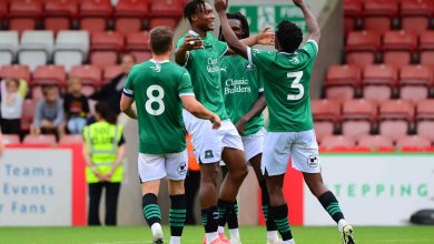 Tijani Muhammed scores brace for Plymouth