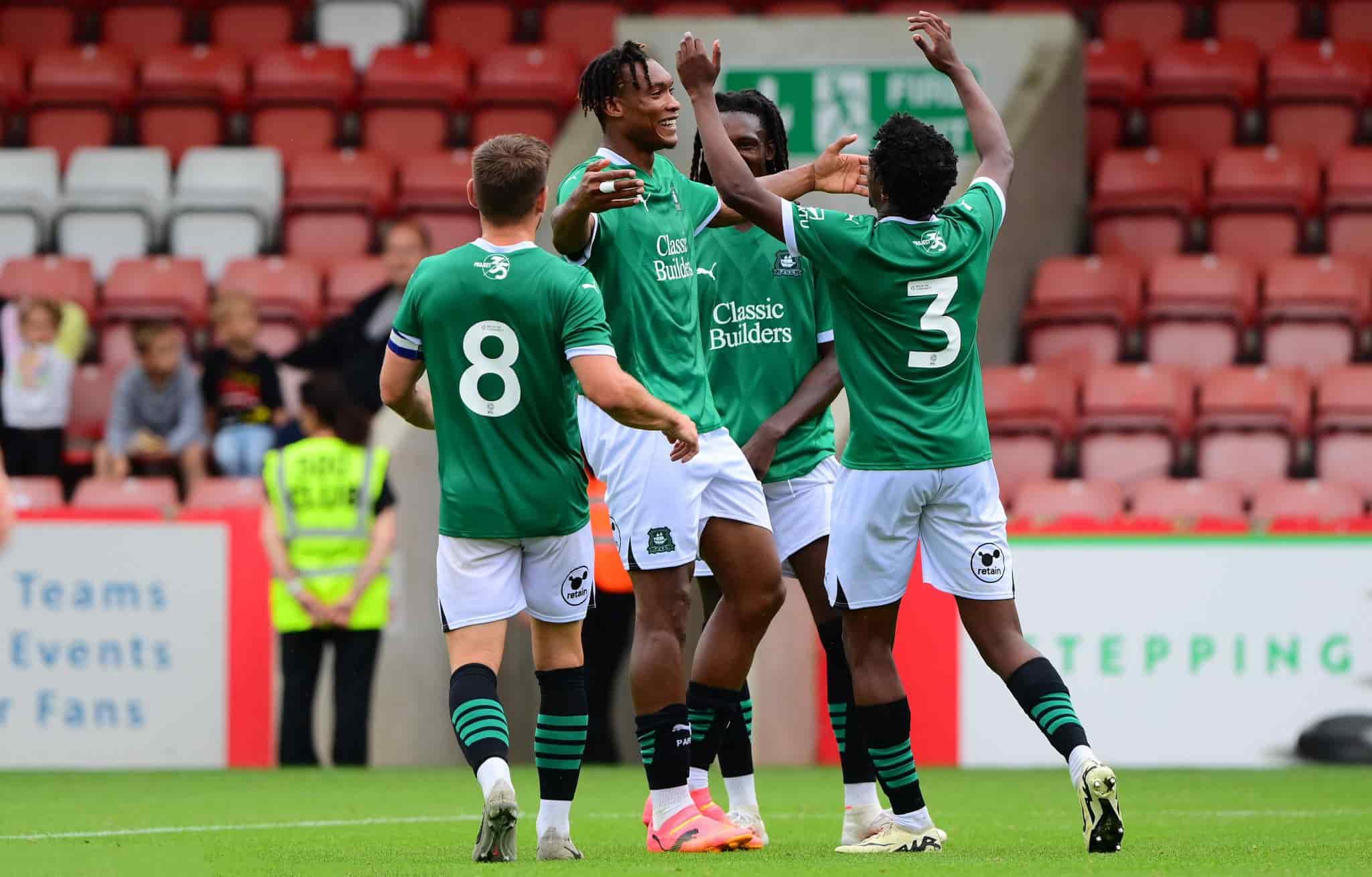 Tijani Muhammed scores brace for Plymouth