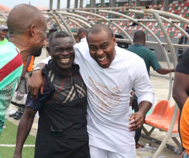 Vincent Enyeama and Godwin Morgan (Citron)