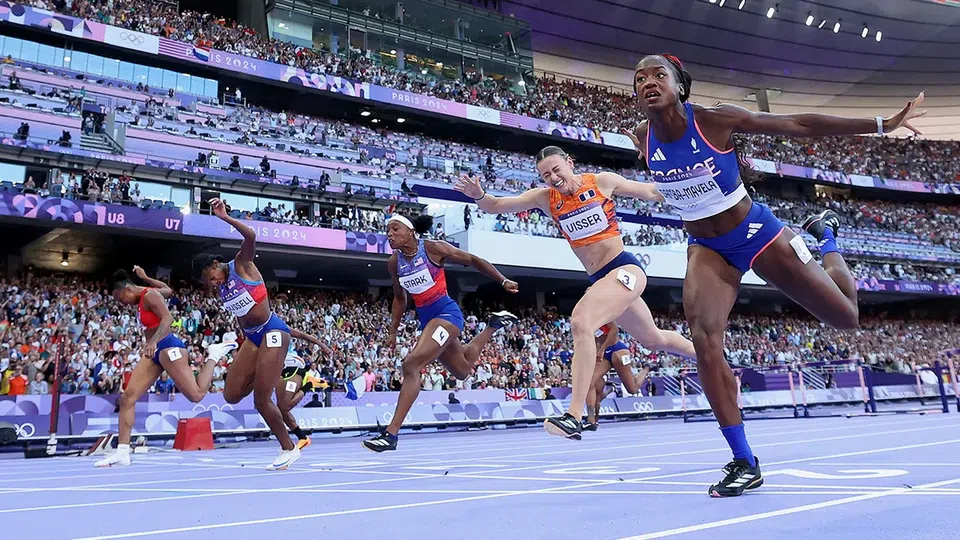 Women's 100m Hurdles Final Masai Russell