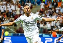 Kylian Mbappe scores for Real Madrid