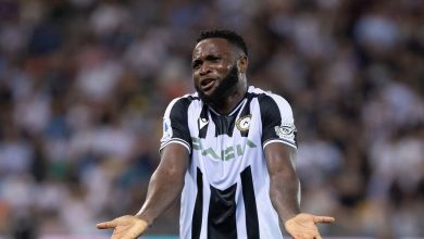 Italian Serie A club Udinese has announced that it has reached a mutual agreement to terminate Isaac Success's contract.