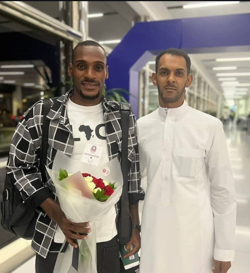 Former Rivers United captain and 2022 NPFL champion, Nyima Nwagua, has arrived in Saudi Arabia to complete his move to Alsaad Club