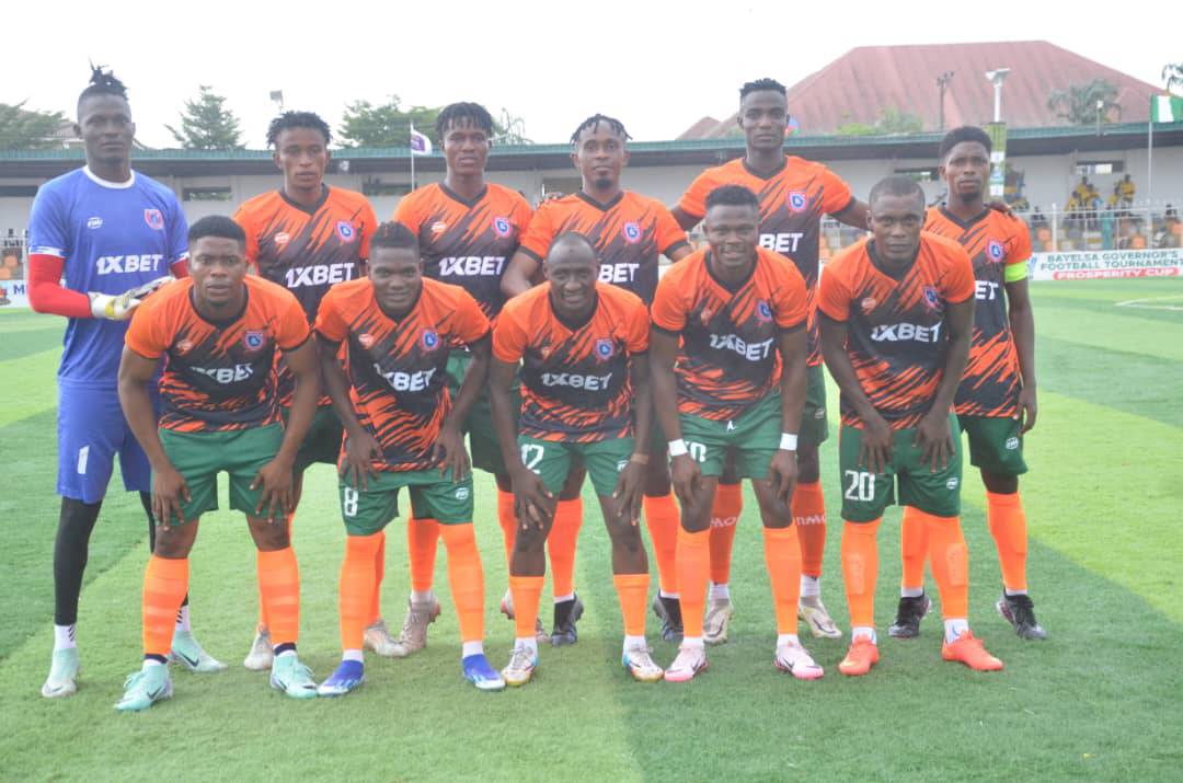 Edidiong Ezekiel and Akwa United FC at Gov Douye Diri pre-season football tournament