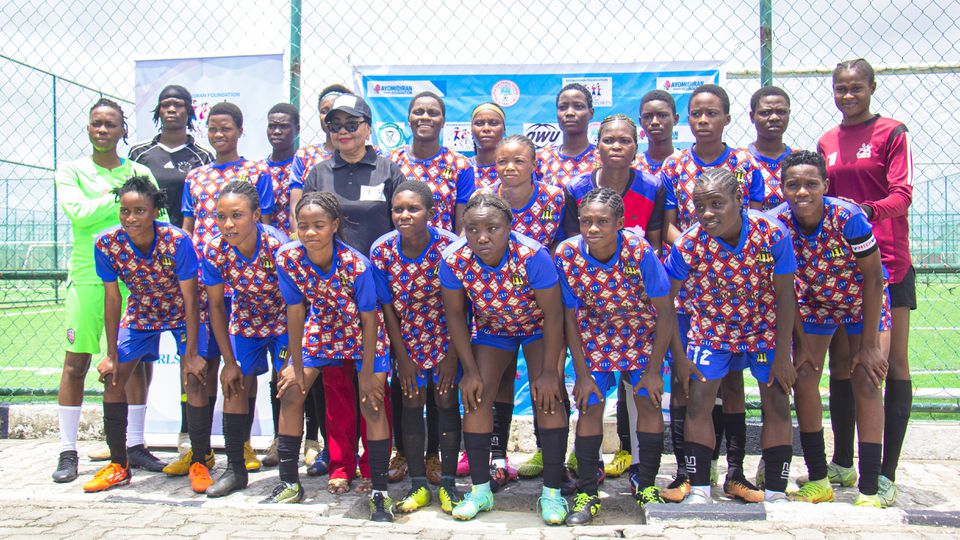 CAT ladies at Girls Play Sports Football Tournament