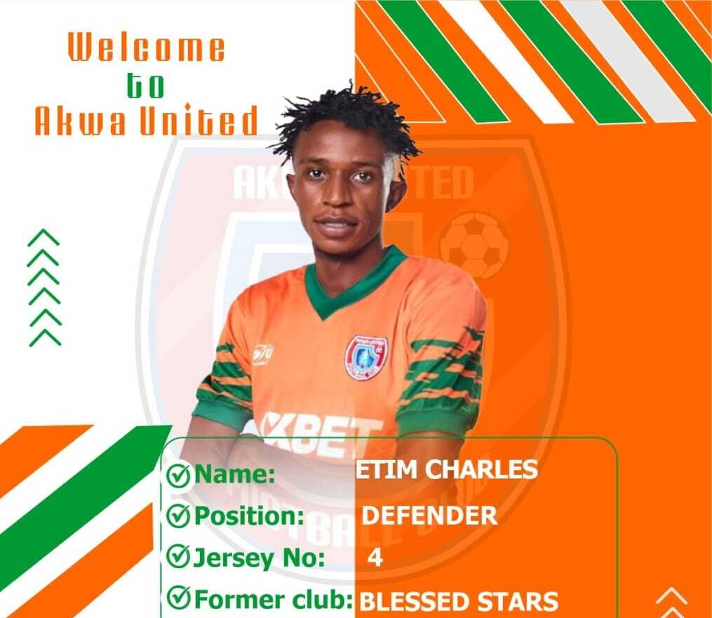 Charles Etim joins Akwa United