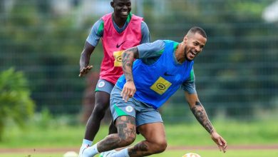 William Troost-Ekong in Super Eagles training