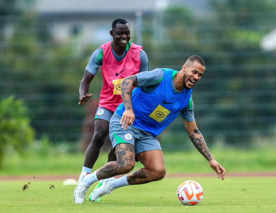 William Troost-Ekong in Super Eagles training