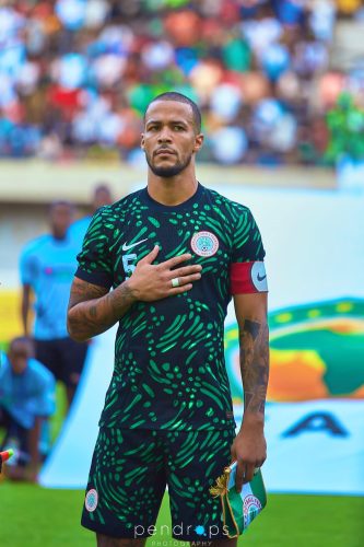 Super Eagles captain WIlliam Troost-Ekong